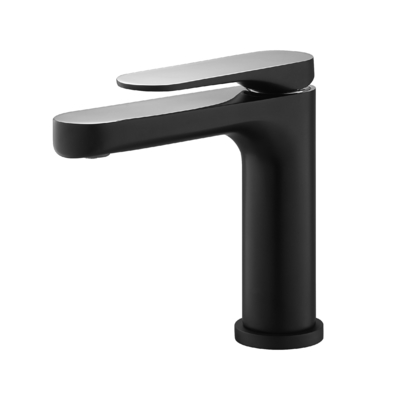Mat siyah&amp;krom Lavabo Bataryası 25mm Seramik Kartuş Bataryası