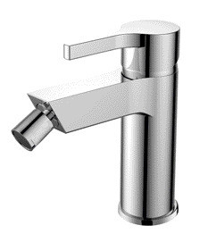 184mm Yüksek 160mm Uzun Bide Bataryası Güverte Üstü Lavabo Bataryaları