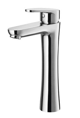 Krom Kaplama Pirinç Lavabo Bataryası Sıcak ve Soğuk Karışım Suyu