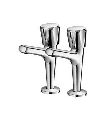 Lavabo Klavye Banyo Mutfak Chrome Kaplama 2 Çift Sıcak Soğuk Yapılandırma Karıştırıcı Teypler