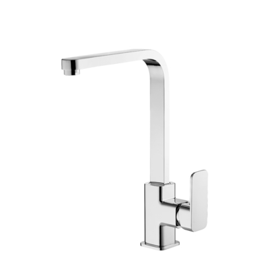Yüksek Arch Metal Mutfak Bataryası Musluk 363mm Yüksek Tezgah Lavabo Muslukları