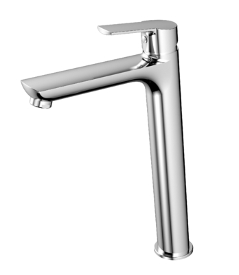 Galvanik Lavabo Bataryası Mikser Uzun Tek Delikli Gemi Lavabo Bataryası