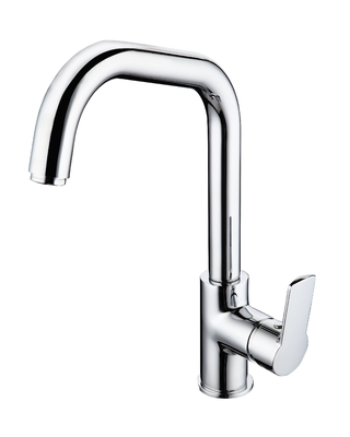 Kararlı Rotasyon Mutfak Lavabo Su Musluğu Modern Tek Delik Bar Lavabo Bataryası
