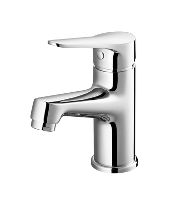 Tek Delik Modern Lavabo Bataryası Seramik Kartuş Banyo Bataryası