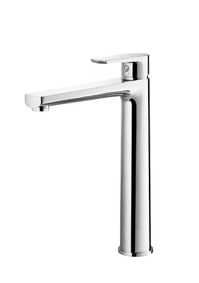 Modern Yüksek Vücut Banyo Gemi Lavabo Bataryası Güverte Üstü Lavabo Bataryası Musluğu