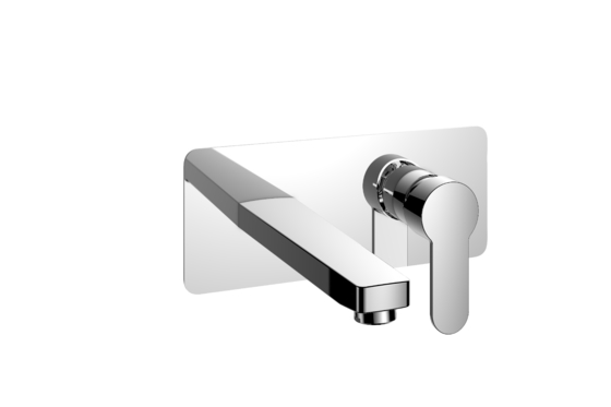 Uzun Emzikli Duvara Monte Mikser 240mm Uzunluk Tek Kulplu Banyo Bataryası