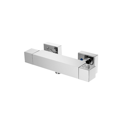 Akıllı Pirinç Banyo Termostatik Musluk Sıcak Soğuk Su 266mm
