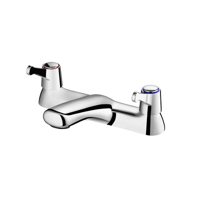 Çağdaş İki Kulplu Musluk 228mm Uzunluk Centerset Banyo Bataryası