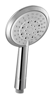 Modern Banyo Duş Yedek Parçaları Beş Fonksiyonlu POM Yuvarlak El Duş Başlığı