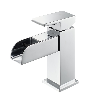 Şelale Lavabo Bataryası LED Işık Sıcak ve Soğuk Su Temini
