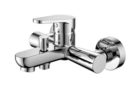 Krom Kaplama Banyo Bataryası Duvara Montaj Tek Kollu