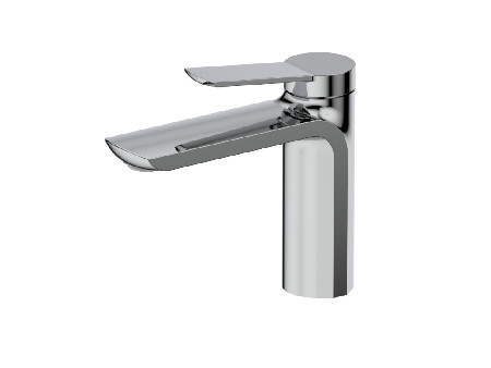 Tek Kollu Siyah Krom Banyo Bataryası Çekme Çubuksuz