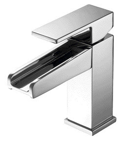 Banyo için Tek Kollu Mikser Pirinç Şelale Musluk