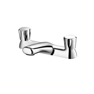 Banyo Muslukları Mikser Banyo Dolgusu Küvet Musluğu Monoblok Çift Kollu Krom Pirinç Musluk