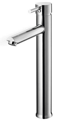 Krom Banyo Lavabo Bataryası Evye Muslukları Uzun Tezgah Üstü Tek Kollu Tek Delikli