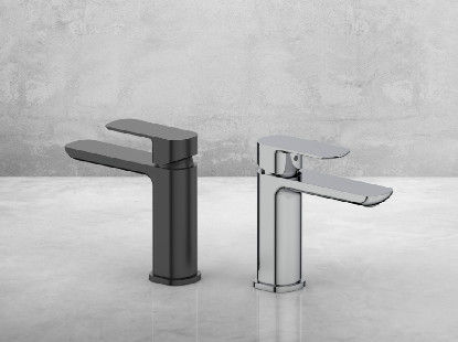 Banyo karıştırıcı musluk, tek kaldıraçlı karıştırıcı musluk, karıştırıcı musluk Chrome alan tasarrufu