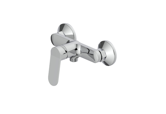 Duş karıştırıcı musluk tek kaldıraç duvara monte banyo 1/2 Duş çıkışı Alt